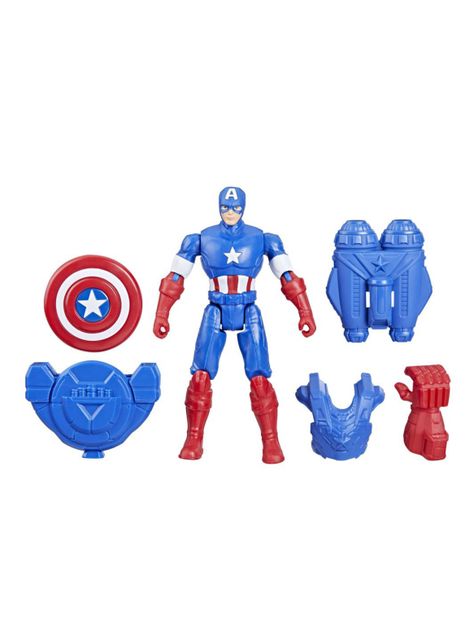 Figura de Acción Capitán América + Equipamiento de Batalla-1