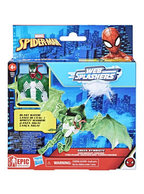 Set Spiderman Hidroataque Aéreo de Simbionte Verde-2