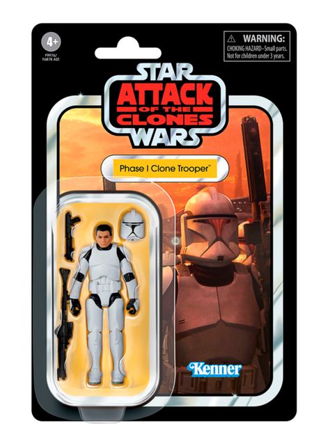 Figura de Acción Vintage Ataque de los Clones Soldado-1