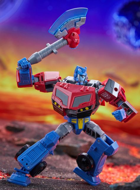 Figura de Acción Legacy Animated Universe Optimus Prime-5