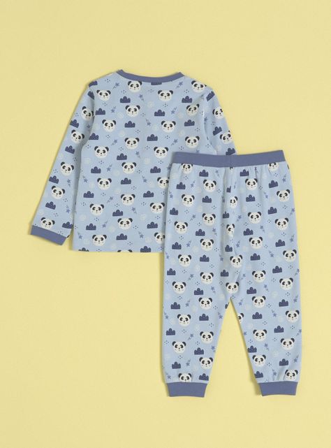 Pijama Estampado Completo Dos Piezas-1