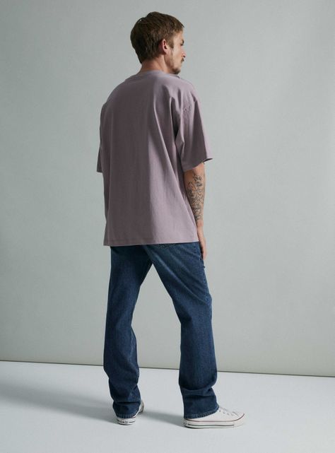 Jeans Recto Semi Elasticado Moda-5