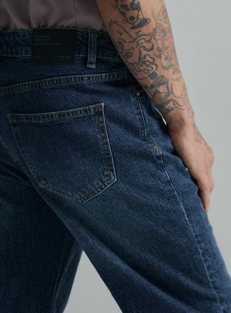 Jeans Recto Semi Elasticado Moda-3