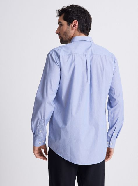 Camisa de Vestir Manga Larga Fil a Fil-1