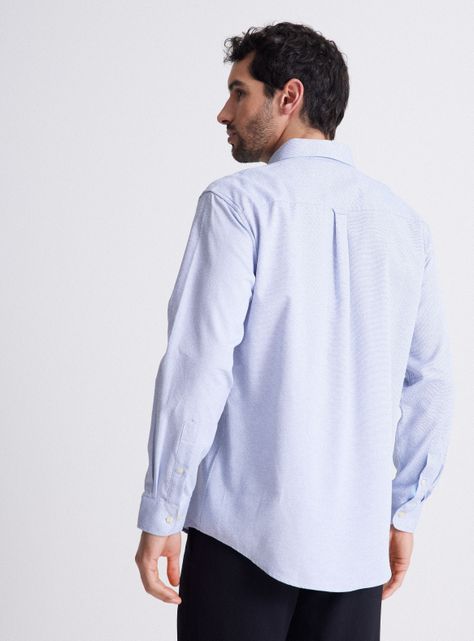 Camisa de Vestir Manga Larga Print-1