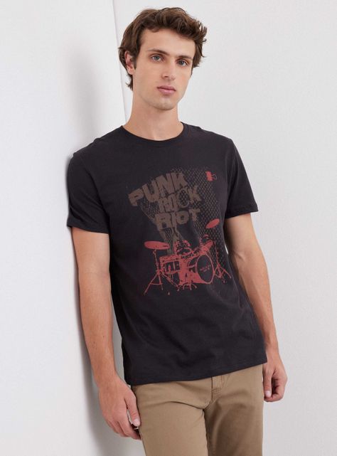 Polera Diseño Rock-0