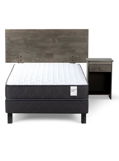 Cama Europea Wave 1 Plaza Tabor Grafito-1