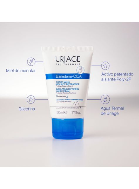 Crema de Manos Uriage Bariéderm-CICA Reparadora 50 ml-2