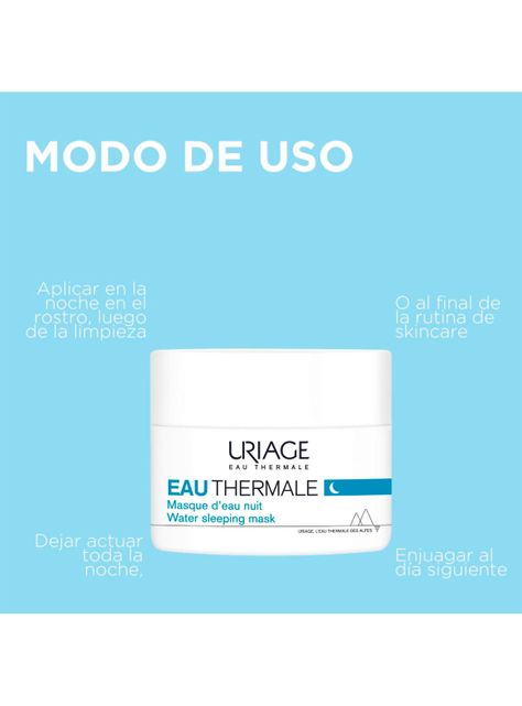 Máscara de Agua de Noche Eau Thermale 50ml de Uriage-4