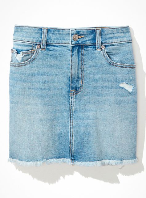 Mini Falda Denim High-Waisted-2