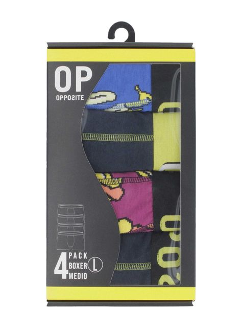Pack 4 Boxer Opp Gris-3