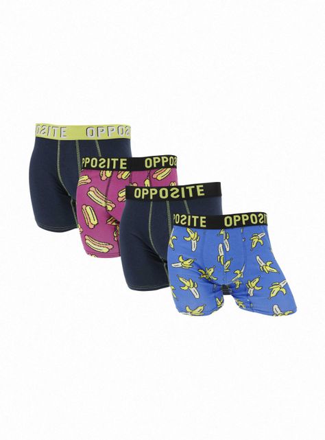 Pack 4 Boxer Opp Gris-0