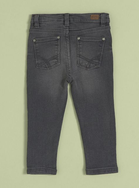 Jeans Slim con Cintura Ajustable-1