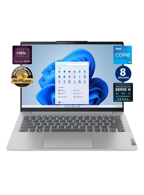 Notebook Ideapad Slim 5 Intel Core i5-12450H 8GB RAM 512GB SSD 14" WUXGA-3