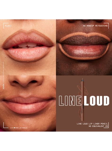 Lapiz Delineador De Labios NYX Professional Makeup Line Loud Lip Liner No Equivalent 1.2 g-2