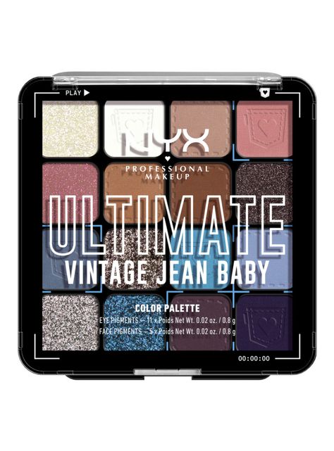 Paleta de Sombras NYX Professional Makeup Ultimate Shadow Palette Vintage Jean Baby-2