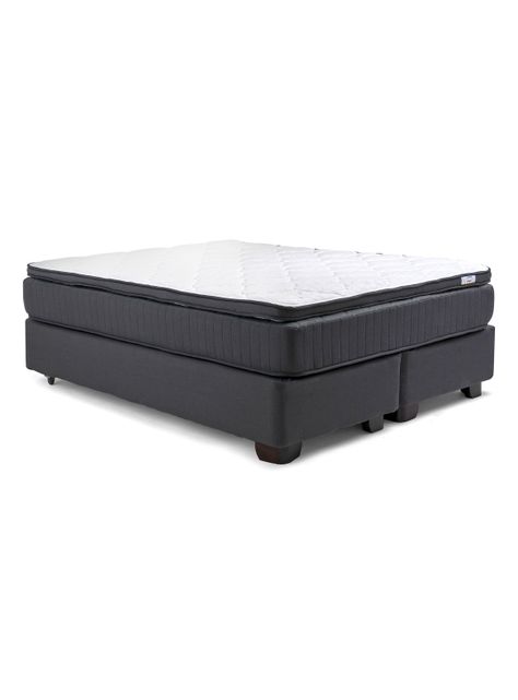 Cama Americana Hybrida Súper King Base Dividida 200 x 200 cm-0