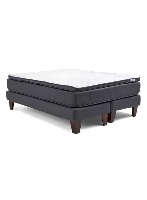 Cama Europea Hybrida Base Dividida Full-0