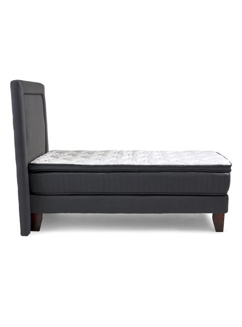 Cama Europea Hybrida más Respaldo 1 Plaza-2