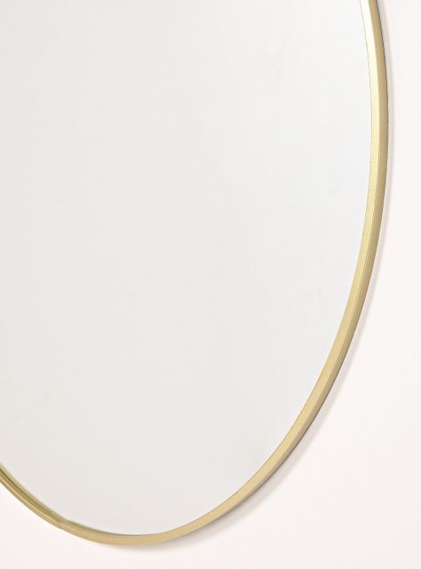 Espejo Redondo 100 cm Dorado-3