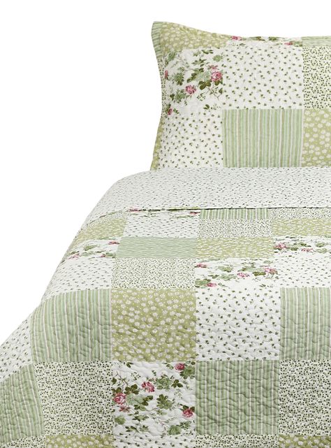 Quilt 1.5 Plazas Romántico Estampado-0
