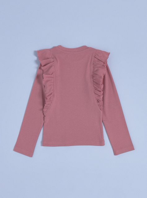 Polera Vuelos Rib Lisa-3