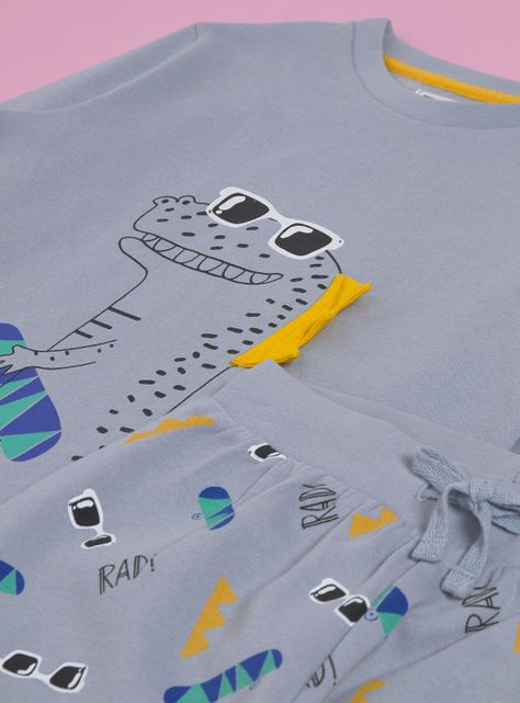 Pijama Estampado Dinosaurio Talla 2 a 8-2