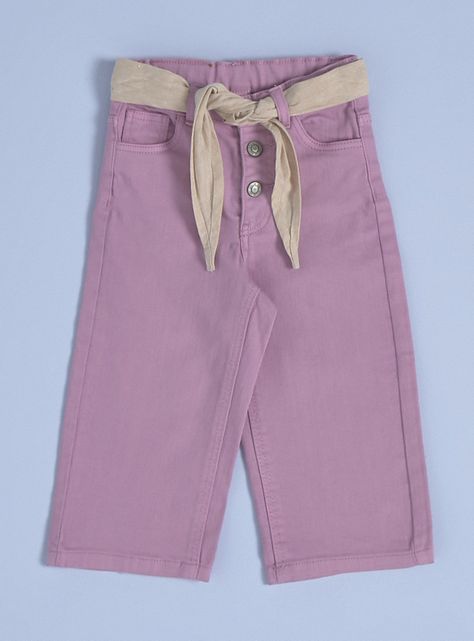 Pantalón con Cinturón de Lino Algodón-0