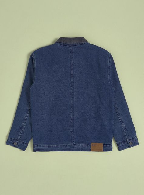 Chaqueta Denim con Cuello Cotelle-3