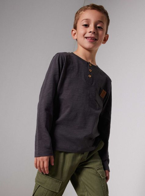 Polera Henley Bolsillo-1