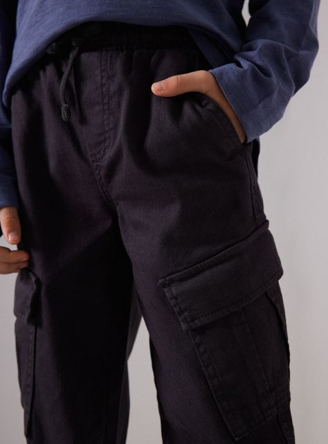 Pantalón Jogger Twill Bolsillo Cargo-1