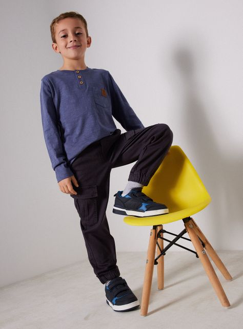 Pantalón Jogger Twill Bolsillo Cargo-0
