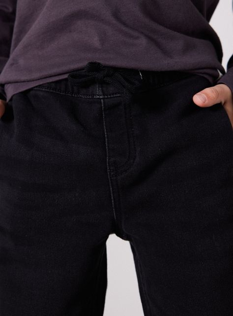 Jeans Jogger Knit Denim-1