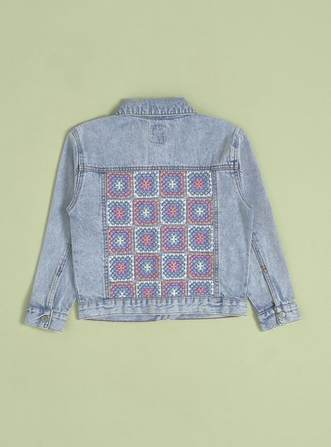Chaqueta Estilo Bordado en Espalda-3