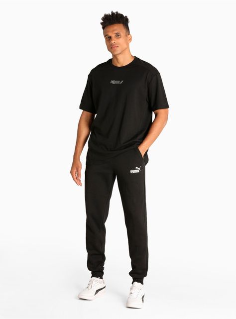 Pantalón Puma ESS Slim FL Negro Hombre-5