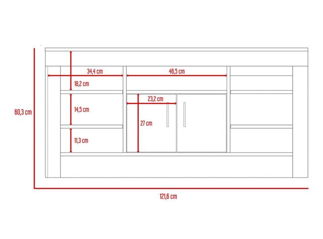 Rack TV 50'' Romazino TuHome-3