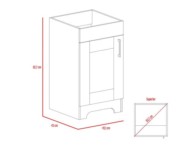 Mueble de Lavamanos Barcelona TuHome-9