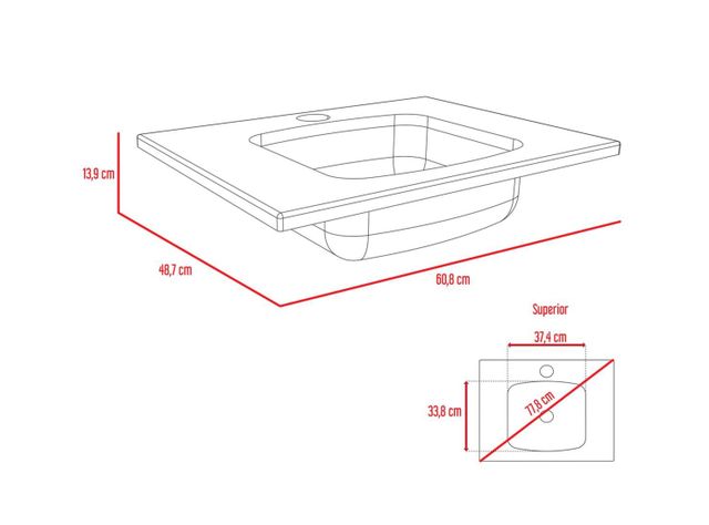 Mueble de Lavamanos Barcelona TuHome-7