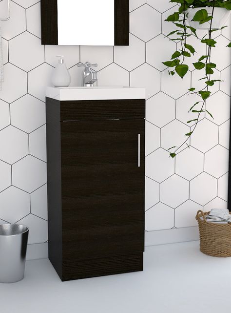 Mueble Lavamanos Madrid 1 Puerta Wengue-4