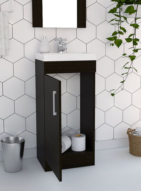 Mueble Lavamanos Madrid 1 Puerta Wengue-5