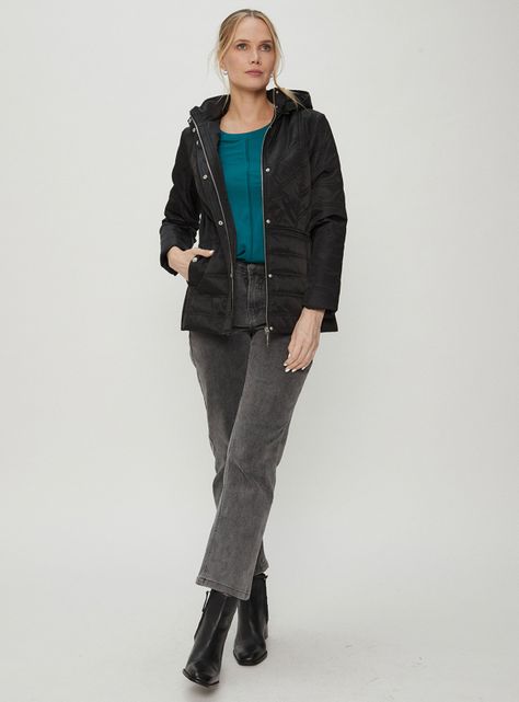 Parka Con Textura Nailon-3