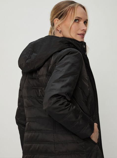 Parka Con Textura Nailon-1