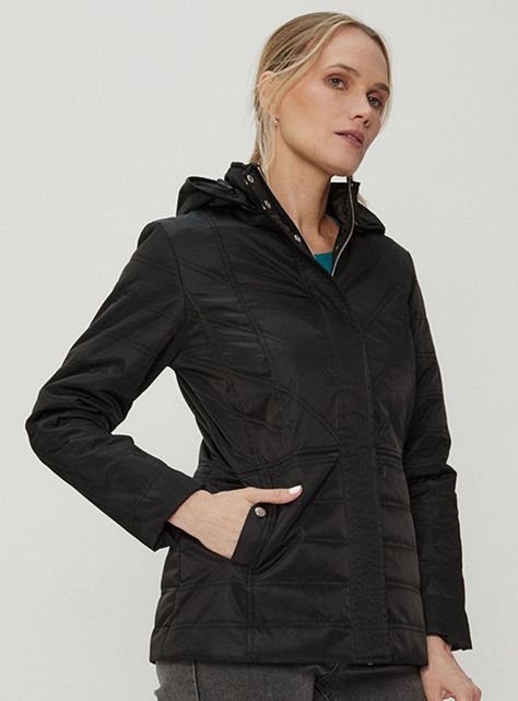 Parka Con Textura Nailon-2