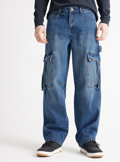 Jeans Bolsillos Laterales-0