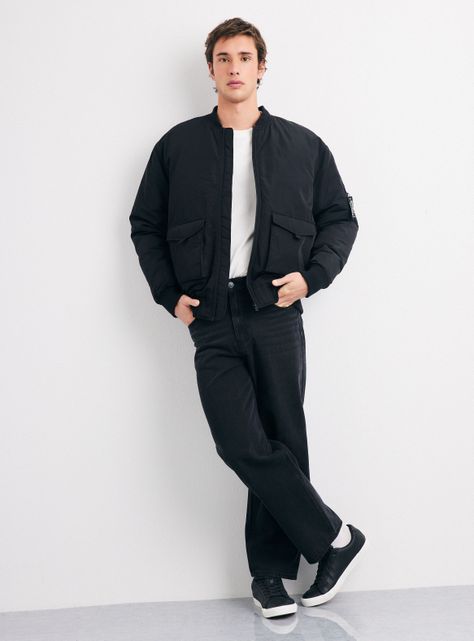Chaqueta Bomber Utilitaria-4