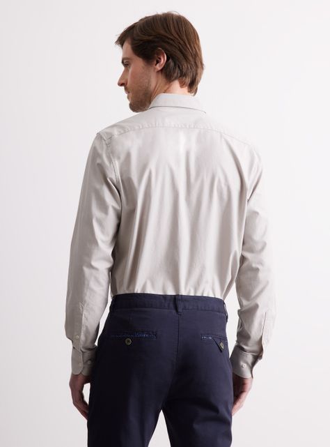 Camisa de Vestir de Algodón-1