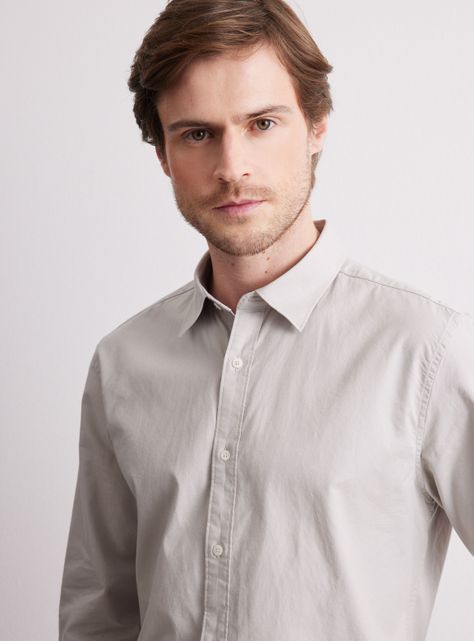 Camisa de Vestir de Algodón-2