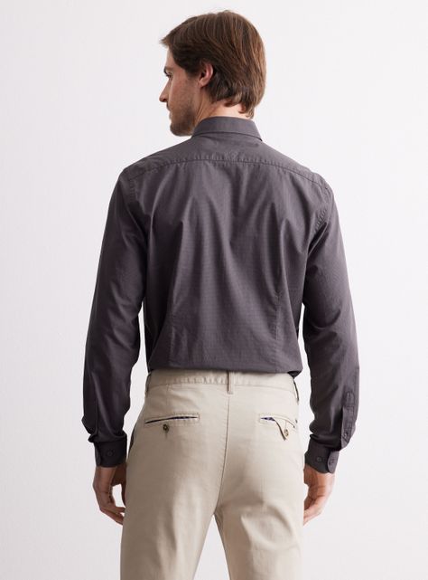 Camisa de Vestir Cuadros-1