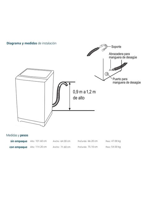 Lavadora Automática Superior 19 Kg Diamond Gray LMA9120WDGCL0-1