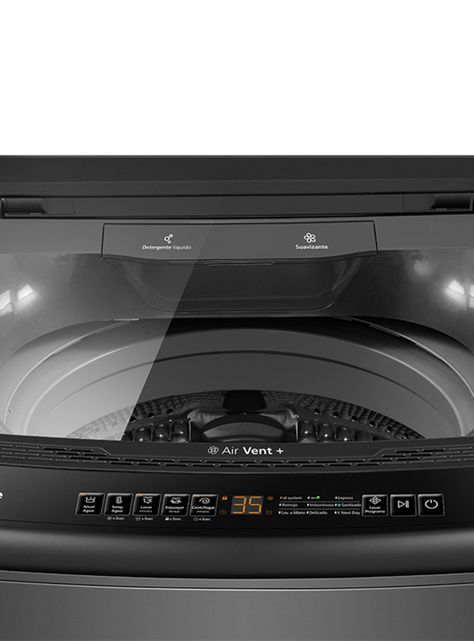 Lavadora Automática Superior 19 Kg Diamond Gray LMA9120WDGCL0-5